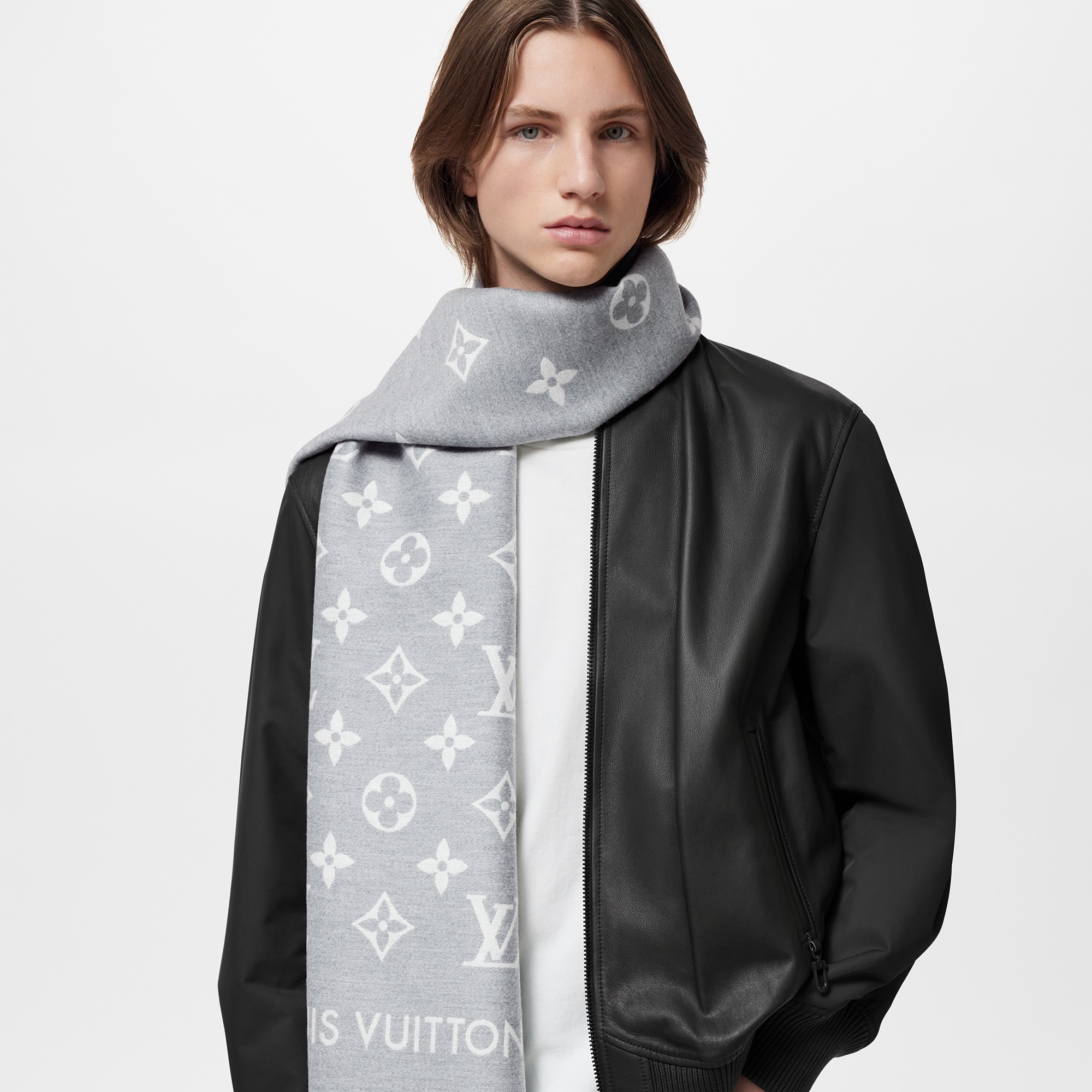 Louis vuitton hot sale style scarf